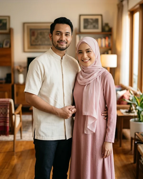 Contoh Pasangan Muslim di Gemini AI